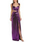 Фото #1 товара Marchesa Notte Floral Embroidered Column Gown Women's 0