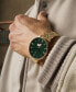 ფოტო #8 პროდუქტის Men's Legacy Slim Automatic Gold-Tone Stainless Steel Watch 42mm
