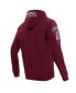 Men's Burgundy Colorado Avalanche Classic Chenille Full-Zip Hoodie Jacket