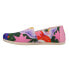 Фото #3 товара TOMS Loveis Wise X Alpargata Graphic Slip On Womens Multi, Pink Flats Casual 10