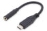 Фото #3 товара DIGITUS USB Type-C audio adapter cable, Type-C to 3.5mm stereo