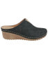 Фото #2 товара Women's Camille Slip-On Perforated Wedge Mules