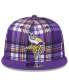 Фото #2 товара Men's Purple Minnesota Vikings 2024 Sideline Statement 9FIFTY Snapback Hat