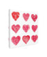 Sue Schlabach Hearts and More Hearts I Canvas Art - 15.5" x 21"