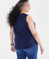 Фото #4 товара Plus Size V-Neck Tank, Created for Macy's