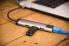 Фото #4 товара USB флеш-накопитель Verbatim 49141 - USB 3.2 Gen 1 (3.1 Gen 1) Type-C - черно-серебристый - USB 3.2 Gen 1 (3.1 Gen 1) Type-C - металлический - 3 A - 5 - 40 °C