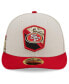 Men's Stone, Scarlet San Francisco 49ers 2023 Salute To Service Low Profile 59FIFTY Fitted Hat