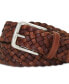 Фото #2 товара Men's Braided Leather Belt