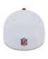 Фото #3 товара Бейсболка-панама New Era мужская белая, красная Tampa Bay Buccaneers 2023 Sideline 39THIRTY Flex Hat.