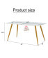 Ultra-Modern Dining Table Glamorous, Seats 4-6, Easy Assembly