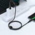 Фото #4 товара Kabel przewód w oplocie USB - USB-C 3A 1.2m czarny