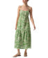 ფოტო #1 პროდუქტის Women's Printed Dropped-Seam Maxi Dress