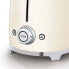 Фото #8 товара SMEG toaster TSF01CREU (Cream), 2 slice(s), Cream, Steel, Buttons, Level, Rotary, China, 950 W