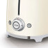 SMEG toaster TSF01CREU (Cream) - 2 slice(s) - Cream - Steel - Buttons - Level - Rotary - China - 950 W