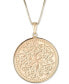 Фото #3 товара Italian Gold coin Double-Sided 18" Pendant Necklace in 10k Gold