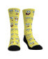 ფოტო #1 პროდუქტის Men's and Women's Socks SpongeBob Square Pants Face All Over Crew Socks