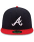 ფოტო #2 პროდუქტის Atlanta Braves Authentic Collection 59FIFTY Fitted Cap