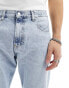 Фото #4 товара Calvin Klein Jeans authentic straight jeans in light wash