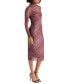 ფოტო #3 პროდუქტის Women's Vivienne Paisley Turtleneck Midi Dress