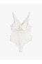 Фото #2 товара Bridal Bodysuit Dantelli Balenli Kaplı