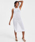 Фото #1 товара Juniors' Low-Back Midi Dress Swim Cover-Up, Created for Macy's
