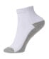 ფოტო #2 პროდუქტის Mens 8 Pack Ankle Socks Low Cut Cotton Athletic Sock Shoe Size 6-12
