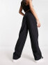 Фото #2 товара ASOS DESIGN relaxed boyfriend trouser in black