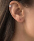 Cubic Zirconia Triple Row Ear Cuffs