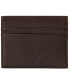 ფოტო #1 პროდუქტის Men's Suffolk Slim Leather Card Case
