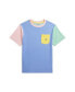 ფოტო #1 პროდუქტის Big Boys Color-Blocked Cotton Pocket T-shirt
