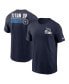 Фото #1 товара Men's Navy Tennessee Titans Blitz Essential T-shirt