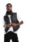 ONLY cropped high neck gilet in black