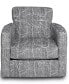 Фото #2 товара CLOSEOUT! Jordani 33" Fabric Swivel Accent Chair, Created for Macy's