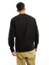 Фото #8 товара River Island New York crew neck sweatshirt in black