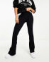 Фото #1 товара ASOS DESIGN seamless sculpting co-ord ribbed flare legging in black