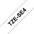 Laminated Tape for Labelling Machines Brother TZE-SE4 Security tape Black/White 18mm
