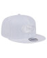 Фото #3 товара Men's San Francisco 49ers Main White on White 9FIFTY Snapback Hat