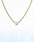 Faux Opal Necklace