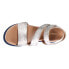 Diba True Sunny Walk Metallic Wedge Womens Gold Casual Sandals 70144-710