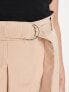 Фото #5 товара Miss Selfridge d-ring belt baggy trouser in tan