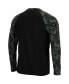 Men's Black, Camo Michigan State Spartans OHT Military-Inspired Appreciation Big and Tall Raglan Long Sleeve T-shirt