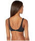 BCBG Women's 238564 Ring Front Bralette Bikini Top Black Swimwear Size XS