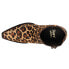 Фото #4 товара Tony Lama Anahi Leopard Snip Toe Cowboy Booties Womens Brown Casual Boots VF6044