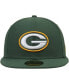 Фото #4 товара Men's Green Green Bay Packers Omaha 59FIFTY Fitted Hat