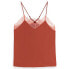 Фото #1 товара SCOTCH & SODA Satin With Lace Detial sleeveless T-shirt