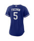 ფოტო #4 პროდუქტის Women's Freddie Freeman Royal Los Angeles Dodgers Alternate Replica Player Jersey