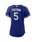 Фото #4 товара Women's Freddie Freeman Royal Los Angeles Dodgers Alternate Replica Player Jersey