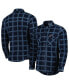Фото #5 товара Men's Navy Chicago Bears Industry Flannel Button-Up Shirt Jacket