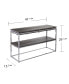 Фото #4 товара Bennen Contemporary Two-tier Console Table