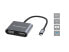 Фото #3 товара Conceptronic DONN16G - Wired - USB 3.2 Gen 1 (3.1 Gen 1) Type-C - 100 W - Grey - 5 Gbit/s - 4K Ultra HD